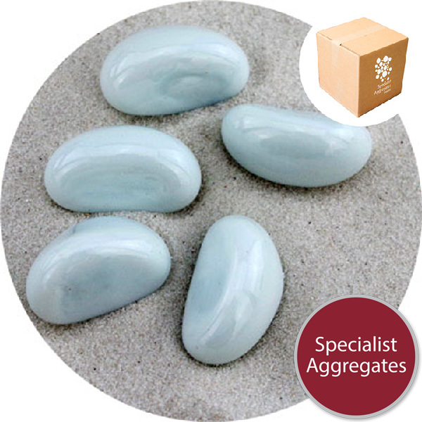 Glass Stones - Opal White